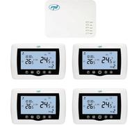 Thermostat sans fil - PNI - CT440 - WiFi - Contrôle 4 Zones - Application TuyaSmart