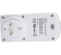 Thermostat sans fil programmable intelligent + prise de courant Contrôleur de température programmé pour le chauffage et la climatisation--AC220V-240V 16A EU Plug