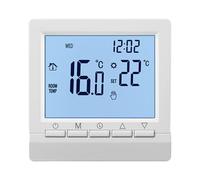 Thermostat Smart Home - Écran LCD mural, contrôleur numérique programmable, régulateur de température automatique, unité d'économie d'énergie, appareil à piles | Parfait pour les maisons, les chambres