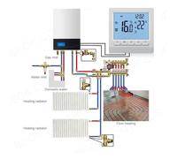 Thermostat - SURENHAP - Numérique - Écran LCD - Sans fil - Programmable 5+2