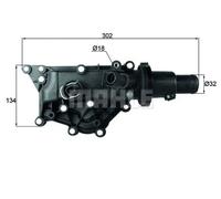 Thermostat TH 59 83 MAHLE pour RENAULT FLUENCE KANGOO / GRAND KANGOO II