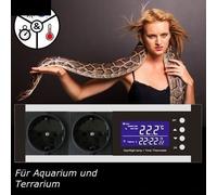 THERMOSTAT THERMORÉGULATEUR DIGITAL TERRARIUM CHAUFFER/RAFRAICHIR ALARME TX1