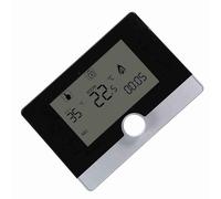 Thermostat, Thermostat Domestique Thermostat Programmable Régulateur de Température Chaleur/1 Thermostat Domestique Froid pour Climatisation et Chauffage (Black)