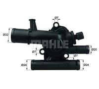 Thermostat TI 214 83 MAHLE pour RENAULT MEGANE II MEGANE II Coupé-Cabriolet