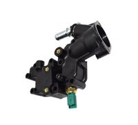 Thermostat TOTMOX, boîtier de thermostat, ensemble de boîtier de thermostat de liquide de refroidissement de moteur de voiture compatible avec Peugeot 206 207 compatible avec Citroën C2 C3