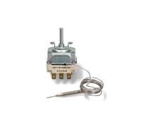 Thermostat triphasé pour four 50-300°C 880 mm 3x16A Ø6x77 mm EGO 55.34052.010