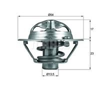 Thermostat TX 118 82D MAHLE pour HYUNDAI KIA RENAULT NISSAN DACIA