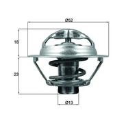 MAHLE TX 175 95D Thermostat d'eau