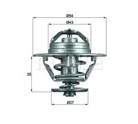 Thermostat TX 93 79D MAHLE pour IVECO FIAT ALFA ROMEO RENAULT RENAULT TRUCKS