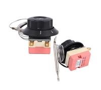 Thermostat Universel Four électrique pour Toutes Les Marques, Thermostat de Four électrique réglable 30-110/50-300/60-200 ℃, 250V, 2 Broches pour Four réfrigérateur Chauffage