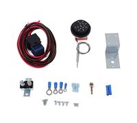 Thermostat Ventilateur Radiateur Électrique Réglable Kit Relais Fils 12V avec Sonde Acier Inoxydable Ensemble Complet 21 Pièces