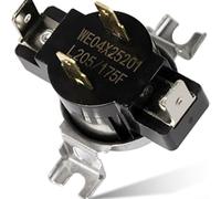 Thermostat WE04X25201, interrupteur de contrôle de température d'entrée d'air pour sèche-linge, limiteur de température de rechange pour sèche-linge