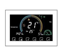 Thermostat Wi-Fi Beca BHT-8000GBLW pour le contrôle du chauffage électrique 16 A contrôle via l'application My Beca Smart (blanc)