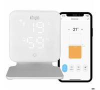 Konyks Climpac - Thermostat Wi-FI pour Climatiseurs et Pompes à Chaleur Air-Air, contrôle à Distance, Commande vocale, thermomètre et hygromètre intégrés