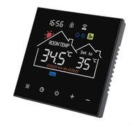 Thermostat WiFi intelligent avec écran tactile LCD - Contrôleur de chauffage programmable 5 + 2/6 + 1/7 jours - Contrôle à distance par application - Verrouillage enfant - Économie d'énergie pour la