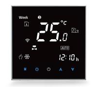 Thermostat WiFi Intelligent Compatible Alexa Google Home - Thermostat sans Fil Programmable pour Le Chauffage électrique,Contrôleur de Température Numérique à Télécommande, 16A