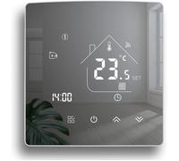 Thermostat WiFi Intelligent, Ecran Miroir Thermostat chaudière à gaz, Thermostats Connecté, Thermostat programmable Filaire, 3A
