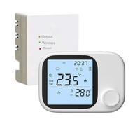 Thermostat WiFi, moniteur de température sans fil avec écran numérique, capteur de température, contrôle par application et voix pour maison, bureau, chambre, salon