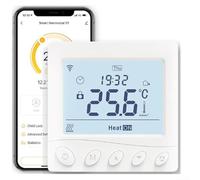 Thermostat WiFi pour chauffage au sol avec programmation programmable et écran tactile, pour chauffage au sol électrique ou chaudières murales (Floo électrique 16 A)