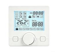 Thermostat WiFi pour tuya Smart pour Plancher Chauffant Hydronique - Rotation Élégante Capteur Température Réglage 5-95°C 85x85mm(16A No wifi)