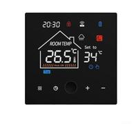 Thermostat WiFi programmable avec télécommande, compatible avec four mural à gaz, écran tactile, planification d'économie d'énergie, gestion de la température domestique, alertes de sécurité, design