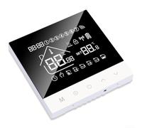 Thermostat WiFi programmable pour chauffage électrique au sol et chaudières murales, programmateur 7 jours avec contrôle par application, noir