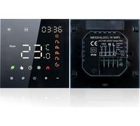 Thermostat WiFi Smart Tuya - commandé par la voix, écran LCD numérique programmable 16A, écran tactile contrôleur de chauffage par le sol, compatible avec Amazon Alexa & Google Home