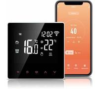 Thermostat WiFi, Thermostat pour Chauffage Au Sol électrique 16A, Alexa Google Home Tuya APP Compatible, Thermostat de Chauffage P