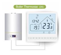 Thermostat WiFi TUYA for chaudière à gaz chauffage Smart Chambre Température Température Température Programmable Travaux avec Alexa Alice Google(WIFI)