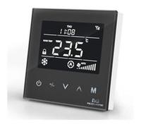 MCO Home Black MH8-FC4 Fan Coil Thermostat 4 Pipe, 230 V