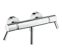 Thermostatique de douche Hansgrohe Ecostat Comfort Care 13117000 350 x 103 mm, apparent, avec poignées extra longues, chromé