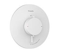 hansgrohe 33714700 Ecostat Comfort S Thermostat Unterputz für 1 Verbraucher, Blanc Mat
