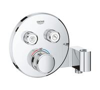GROHE Grohtherm SmartControl - Façade pour mitigeur thermostatique pour 2 sorties chrome