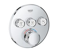 GROHE Grohtherm SmartControl - Façade pour mitigeur thermostatique pour 3 sorties chrome