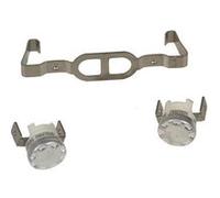 Thermostats klixon nc210°/260° kit de 2 thermostats + support Whirlpool 481225928681