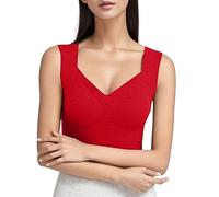 Thermotop pour femme de qualité supérieure pour un froid extrême avec technologie de chauffage innovante pour les températures hivernales ultimes, rouge, XL