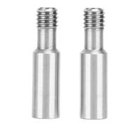 Thermouss tube en acier inoxydable Pièces d'imprimante 3D haute résistance Finition CNC durable en métal pour Mk8 CR8 CR10 2pcs de 7 mm de diamètre 27 mm