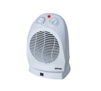 THERMOVENTILATEUR ÉLECTRIQUE OSCILLANT ZEPHIR ZTRM6 1000/2000W BLANC