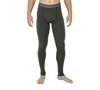 Thermowave Arctic Legging Homme et Laine Mérinos - Pantalon Caleçon Long Bas Thermique Homme - sous Vetement Thermique 265 GSM Extra Chaud pour l'hiver À Séchage Rapide Large Ceinture, S