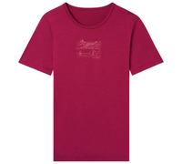 Thermowave - Women's Merino Life Short Sleeve Shirt Print - Haut en mérinos - XXL - ruby
