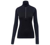 Thermowave - Women's Merino Xtreme L/S 1/2 Zip Turtleneck - Sous-vêtement mérinos - S - black / dark grey melange