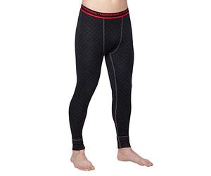 Thermowave Xtreme Legging Homme et Laine Mérinos - Pantalon Caleçon Long Bas Thermique Homme - sous Vetement Thermique Léger et Doux 220 GSM Large Ceinture, M