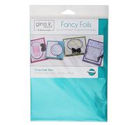 Thermoweb Gina K Designs Deco Foil 6"X8" 12/Pkg-Turquoise Sea