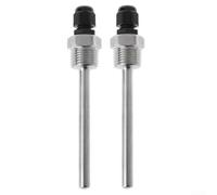 Thermowell en acier inoxydable 304, lot de 2 pièces avec filetage G3/4" pour une détection efficace de la température (8 x 100 mm)
