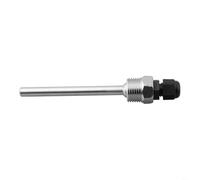 Thermowell G1/2 en acier inoxydable 304 Filetage pour capteur, manchon de protection de sonde de 2", boîtier de protection industrielle pour thermomètre chauffe-eau solaire (100 mm)