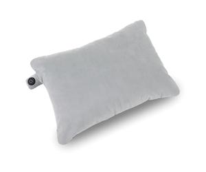 Thermrup Bobo Coussin chauffant mobile, avec infrarouge lointain, USB, 25 x 35 cm, en velours, chaleur douce et profonde, pour la maison et les déplacements, sans batterie externe, gris
