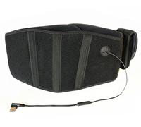 Thermrup Ceinture chauffante infrarouge lointain (FIR) - Alimentation USB (banque d'alimentation et bloc d'alimentation) avec 3 niveaux de réglage de la température
