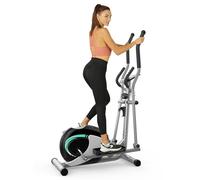 THERUN Velo Elliptique Maison, Vélo Elliptique Compact Ultra Silencieux avec Capteur de Pouls et Écran LCD, 8 Niveaux de Résistance Réglables, Entraînement Cardio pour Toute la Famille (Vert)