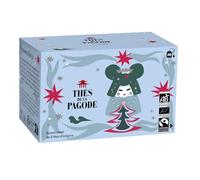 Thés de la Pagode - Assortiment de 4 Thés Bio d'Origine - Édition Limitée Princesse Zao - Idée Cadeau Noël - 20 Infusettes