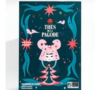 Thés de la Pagode - Calendrier de l’Avent Thés & Infusions Bio Princesse Zao - Thés Verts, Thés Blanc, Thés Santé & Bien-Être, Tisanes, Rooibos - 24 Sachets de Thés de Noël